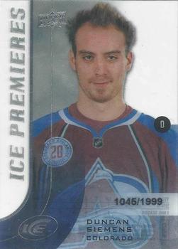 #106 - Duncan Siemens - Colorado Avalanche - 2015-16 Upper Deck Ice Hockey