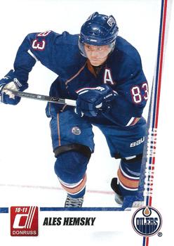 #106 Ales Hemsky - Edmonton Oilers - 2010-11 Donruss Hockey
