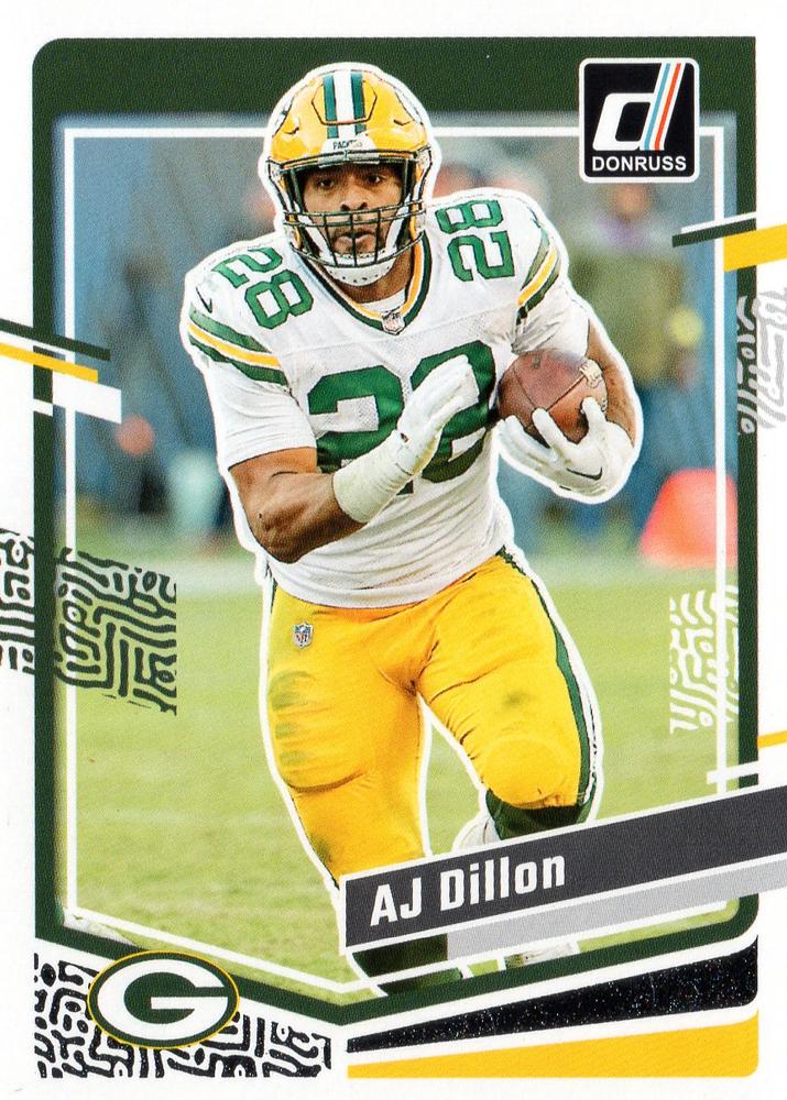 #106 AJ Dillon - Green Bay Packers - 2023 Donruss Football