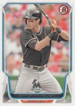 #106 Christian Yelich - Miami Marlins - 2014 Bowman Baseball