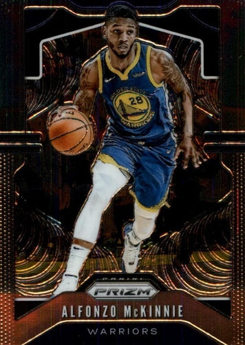 #106 Alfonzo McKinnie - Golden State Warriors - 2019-20 Panini Prizm Basketball
