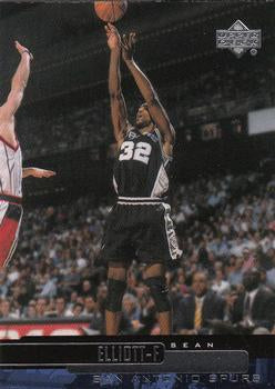 #106 Sean Elliott - San Antonio Spurs - 1999-00 Upper Deck Basketball
