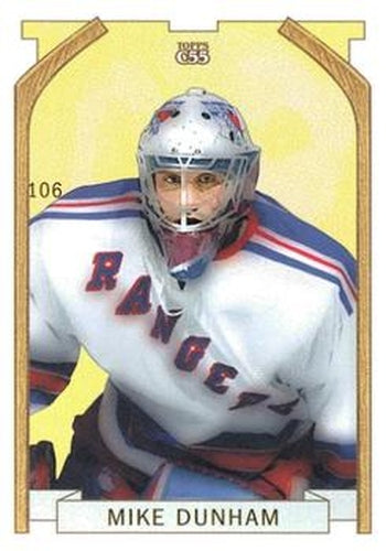 #106 Mike Dunham - New York Rangers - 2003-04 Topps C55 Hockey
