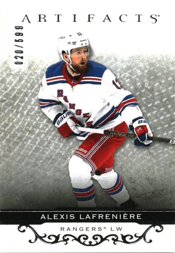 #106 Alexis Lafreniere - New York Rangers - 2021-22 Upper Deck Artifacts Hockey