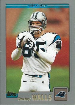 #106 Wesley Walls - Carolina Panthers - 2001 Topps Football