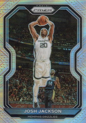 #106 Josh Jackson - Memphis Grizzlies - 2020-21 Panini Prizm - Silver Prizms Basketball
