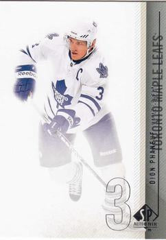 #106 Dion Phaneuf - Toronto Maple Leafs - 2010-11 SP Authentic Hockey