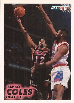 #106 Bimbo Coles - Miami Heat - 1993-94 Fleer Basketball