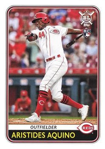 #107 Aristides Aquino - Cincinnati Reds - 2020 Topps Big League Baseball
