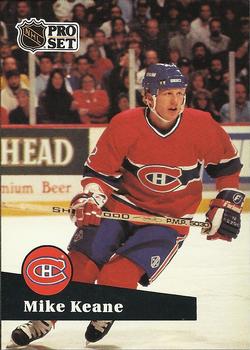 #121 - Mike Keane - Montreal Canadiens - 1991-92 Pro Set French Hockey