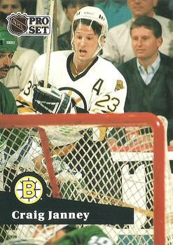 #2 - Craig Janney - Boston Bruins - 1991-92 Pro Set French Hockey