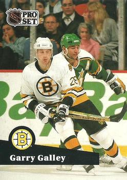 #7 - Garry Galley - Boston Bruins - 1991-92 Pro Set French Hockey