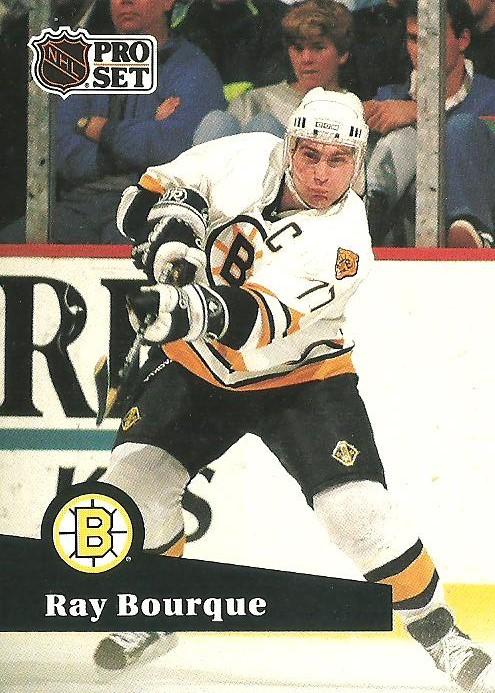 #9 - Ray Bourque - Boston Bruins - 1991-92 Pro Set French Hockey