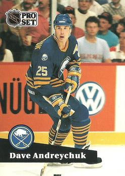 #23 - Dave Andreychuk - Buffalo Sabres - 1991-92 Pro Set French Hockey