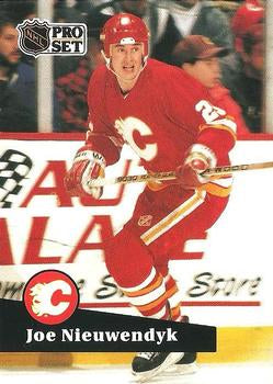 #29 - Joe Nieuwendyk - Calgary Flames - 1991-92 Pro Set French Hockey
