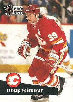 #34 - Doug Gilmour - Calgary Flames - 1991-92 Pro Set French Hockey