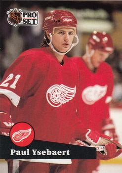 #59 - Paul Ysebaert - Detroit Red Wings - 1991-92 Pro Set French Hockey