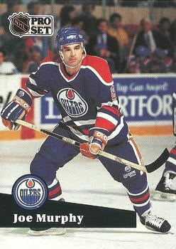 #68 - Joe Murphy - Edmonton Oilers - 1991-92 Pro Set French Hockey