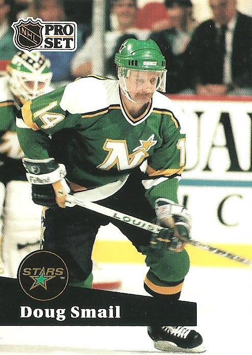 #117 - Doug Smail - Minnesota North Stars - 1991-92 Pro Set French Hockey