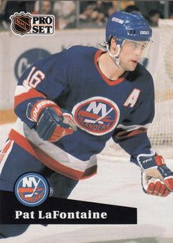#149 - Pat LaFontaine - New York Islanders - 1991-92 Pro Set French Hockey