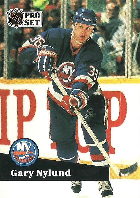#150 - Gary Nylund - New York Islanders - 1991-92 Pro Set French Hockey