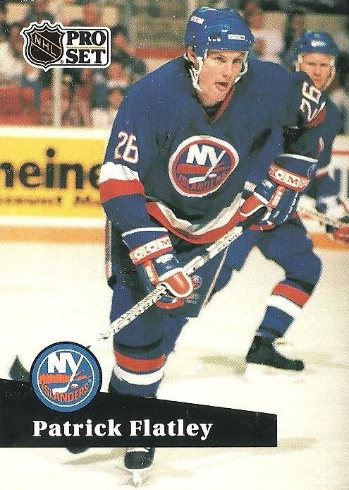 #152 - Patrick Flatley - New York Islanders - 1991-92 Pro Set French Hockey