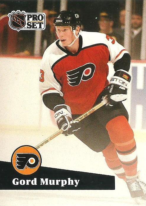 #171 - Gord Murphy - Philadelphia Flyers - 1991-92 Pro Set French Hockey