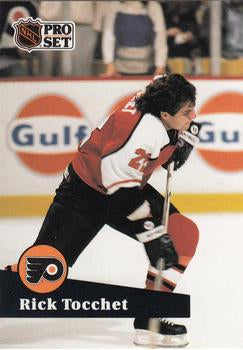 #177 - Rick Tocchet - Philadelphia Flyers - 1991-92 Pro Set French Hockey