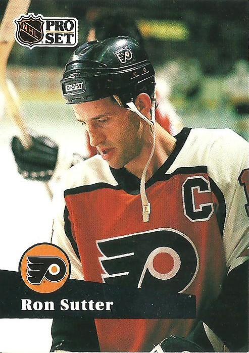 #178 - Ron Sutter - Philadelphia Flyers - 1991-92 Pro Set French Hockey