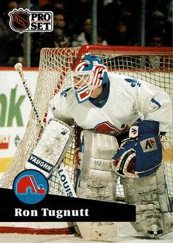 #202 - Ron Tugnutt - Quebec Nordiques - 1991-92 Pro Set French Hockey