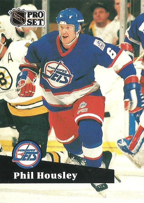 #267 - Phil Housley - Winnipeg Jets - 1991-92 Pro Set French Hockey
