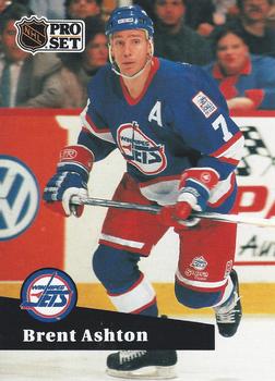 #272 - Brenthton - Winnipeg Jets - 1991-92 Pro Set French Hockey