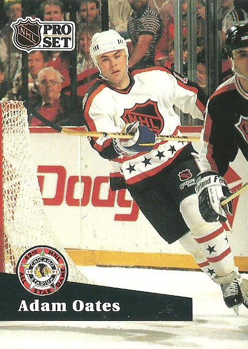 #291 - Adam Oates - St. Louis Blues - 1991-92 Pro Set French Hockey