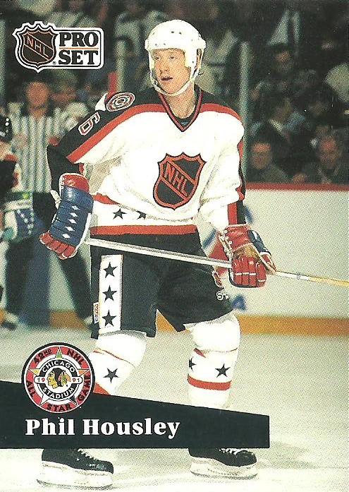 #295 - Phil Housley - Winnipeg Jets - 1991-92 Pro Set French Hockey