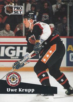 #301 - Uwe Krupp - Buffalo Sabres - 1991-92 Pro Set French Hockey