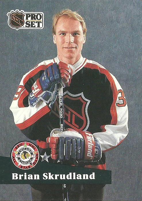 #306 - Brian Skrudland - Montreal Canadiens - 1991-92 Pro Set French Hockey