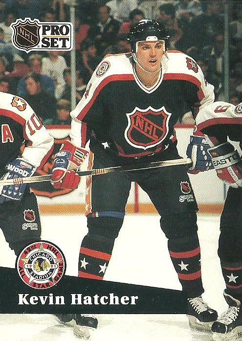 #316 - Kevin Hatcher - Washington Capitals - 1991-92 Pro Set French Hockey