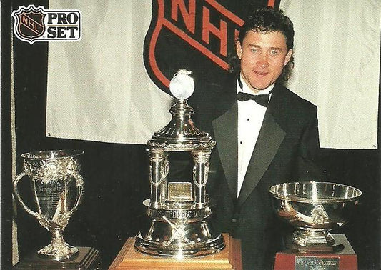 #321 - Ed Belfour - Chicago Blackhawks - 1991-92 Pro Set French Hockey