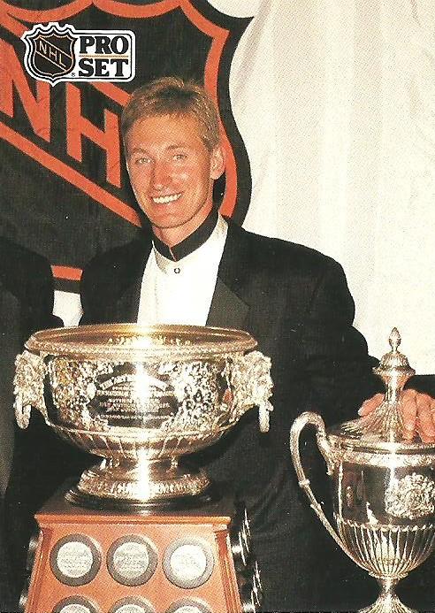 #324 - Wayne Gretzky - Los Angeles Kings - 1991-92 Pro Set French Hockey