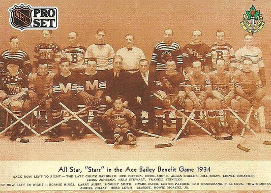 #335 - Match-bénéfice Ace Bailey (Ace Bailey Benefit Game) - 1991-92 Pro Set French Hockey