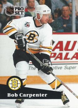 #349 - Bob Carpenter - Boston Bruins - 1991-92 Pro Set French Hockey