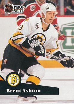#352 - Brenthton - Boston Bruins - 1991-92 Pro Set French Hockey