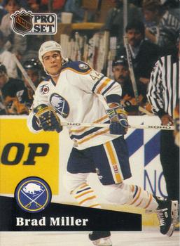 #354 - Brad Miller - Buffalo Sabres - 1991-92 Pro Set French Hockey