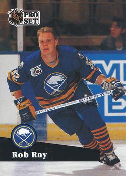 #355 - Rob Ray - Buffalo Sabres - 1991-92 Pro Set French Hockey
