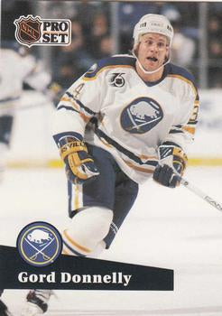 #357 - Gord Donnelly - Buffalo Sabres - 1991-92 Pro Set French Hockey
