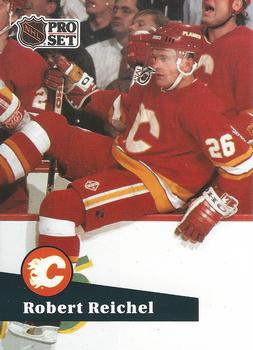 #361 - Robert Reichel - Calgary Flames - 1991-92 Pro Set French Hockey