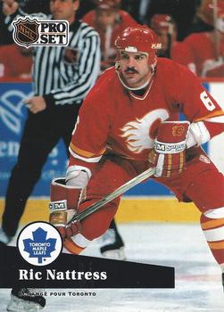 #363 - Ric Nattress - Toronto Maple Leafs - 1991-92 Pro Set French Hockey