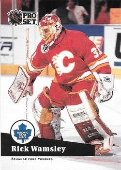 #367 - Rick Wamsley - Toronto Maple Leafs - 1991-92 Pro Set French Hockey