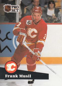 #368 - Frank Musil - Calgary Flames - 1991-92 Pro Set French Hockey