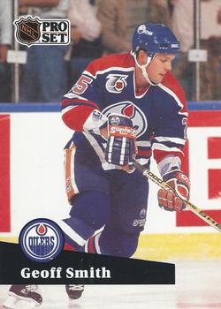 #384 - Geoff Smith - Edmonton Oilers - 1991-92 Pro Set French Hockey
